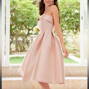 Elegant Blush Pink Dress